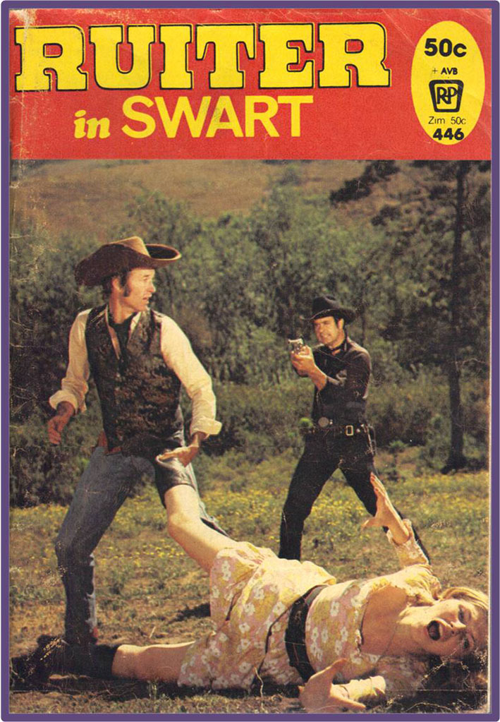 Ruiter in Swart